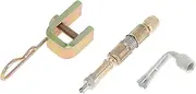 X AUTOHAUX 1 Set 90 Degree Copper Tire Valve Extension with Flexible Stainless Steel 75mm Tyre Valve Stem Extender for Car Motorcycle RV Truck Bike