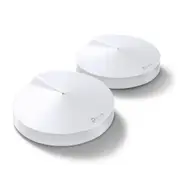 TP-Link Deco M5 (2-Pack) Whole Home Mesh Wi-Fi 1300Mbps System, Built-In Antivirus, Quality of Service, Covers 350sqm 2xGbit Port USB-C, BT, Homecare