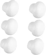 DRESSOOS 6pcs Unfinished Foam Mushroom Models for Craft DIY Projects Fairy Garden Decor Simulation Toys