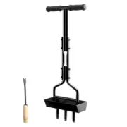 Manual Lawn Aerator Lawn Aerator Coring Tool T-Shaped Handle Corer Plug Aerator
