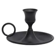 Candelabra Pillar Holder Retro Taper Candle Holder Desktop Candlestick Decor