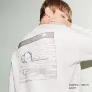 Uniqlo x KAWS Swatshirt White 2023 Size Large