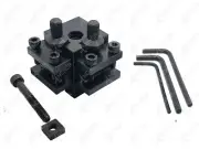 Anchor 3PC T34 Quick Change Tool Post Set for Unimat Lathe 3 & 4 +2 Holders