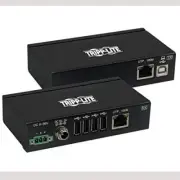 Tripp Lite USB Over Cat6 Extender Industrial 4-Port ESD Protection PoC TAA