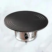 12 Inch Electric Cake Turntable - 220V Aluminum Alloy Cake Decorating Turntable with Non-Slip Base for Baking, Frosting, Icing