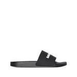 [Balenciaga] Balenciaga Logo-embossed Pool Slides 40 IT BLACK