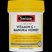 Swisse Vitamin C Manuka Honey | 120 tablets