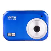 Vivitar LCD Digital Camera Kids 10.1MP 4x Digital Zoom Camcorder For Video -Blue - Blue | Digital Camera | VX054-BLU