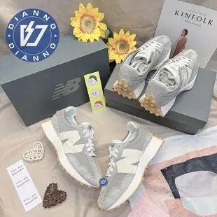 現貨✨帝安諾 實體店面 - New Balance 327 焦糖底 灰綠 麂皮 淺灰 雲霧灰 元祖灰 MS327KA1【APP下單享4%點數】