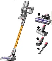 ABIR VC205 Cordless Handheld Vacuum Cleaner,27000PA,Touch Screen,Smart Dust Sensor,Auto Speed Control. Compatible for Home Bed Carpet Clean