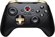 BEITONG Asura 2 Pro Plus Dual Hole Gamepad Wireless Gaming Controller with Mechanical Buttons/Hall Sensor Stick & Trigger/Rear Paddle/Turbo Function/Support 6-Axis Motion Control (Black)