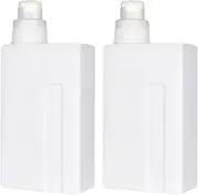 2pcs Refillable Lotion Sub Bottles Durable Empty Containers for Shampoo Shower Gel Liquid Soap for Home Hotel Restaurant and Dormitory Use