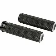 Arlen Ness Black Fusion Dual Ring Hand Grips for Harley Electronic TBW 0630-2122