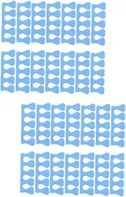 Healeved 2sets Nail Art Toe Separators Nail Toe Separators Foam 20pairs*2 Random Color