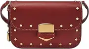 Fossil Women's Lennox Leather Large or Small Flap Crossbody Purse Handbag For Women