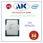 CPU INTEL CORE I5 12400F (LGA 1700, 4.4GHZ, 6 核 12 螺紋, 18MB