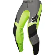 Fox Racing Flexair Mirer Pants, Grey/Flo Yellow/Black