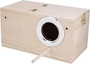 Breeding Box, Practical Convinient Durable Bird Breeding House Safe for Box Cage Accessories for Breeding Box(Right Opening)