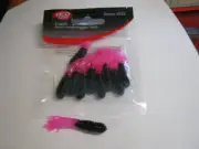 Pico lures 1.5 inch scent ring tube black and pink 10 per pack