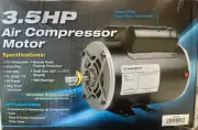 New Marathon Motors GEX09040 Electric Air Compressor Motor, 3-1/2 HP