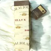 Wine Bottle Gift Box Carrier Tube Holder Decorative Cylinder