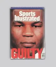 Mike Tyson Guilty Sports Illustrated 1992 2"X3" Fridge MAGNET si