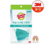 在飛比找蝦皮購物優惠-[KCITY] Scotch-brite 新款浴室磨砂海綿 