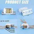 4PCS Bamboo Curtain Locks Curtain Roman Shade Cord Window Blind Lock Accessories
