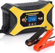 KATBO Battery Charger 12V 24V, Car, Motorcycle, Lawn Mower, Trickle Charger Maintainer for Lead Acid Batteries