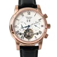 在飛比找樂天市場購物網優惠-Valentino范倫鐵諾 精密鏤空自動上鍊機械皮革手錶腕錶