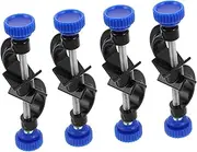 Garneck 4pcs Large Spray Coated Aluminum Lab Equipment Holders Laboratory Iron Stand Multi-function Table Clamp For Lab Retort Holders