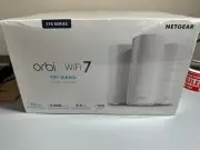 NEW NETGEAR - Orbi 770 Series RBE773 Tri-band Mesh Wi-Fi 7 System 3-pack - White