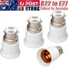 1/2/5/10PCS B22 To E27 Socket Light Bulb Lamp Holder Adapter Plug Lampholder AU