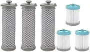 Pre Filter Post Filter Hepa Filter Replacement Parts, Compatible for Tineco A10 Hero / A11 Hero / A10 Master/ A11 Master/Pure 1 S11 / S12 Series Vacuum Cleaner Spare Parts(6pcs)