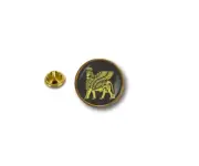pins pin's flag national badge metal lapel hat button vest lamassu assyrian