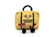 Punchkins Suitcase Emotional Baggage Novelty Plush Soft Toy Yellow Kids 3y+