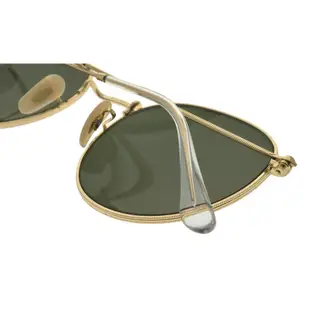 RayBan雷朋 太陽眼鏡 RB3447 001-53mm 復古圓框款 ROUND METAL 墨鏡 -金橘眼鏡