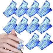Nail Tip Clip,Quick Building Extension Nail Mold Gel Nail Clip | Practical Poly Nail Gel Nail Clip Nail Extension Clamp Clip for Home Nail Salon