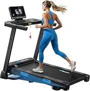 [Merach] Treadmill Incline Walking Pad Treadmills for Home for 99% Body, 0.8-12 km/H Walking Pads with Handle,Foldable Treadmill Walking Pads with Double Deck Tech for Home&Office,LED Display&App
