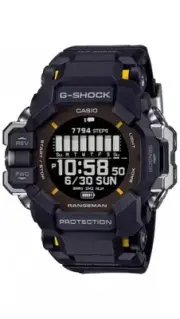 Casio G-Shock Premium Master Of G Rangeman Smartwatch with black strap GPR-H1...