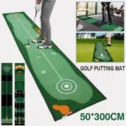 Golf Carpet Putting Mat Thick Smooth Putting Rug For Home Office Golf Grass Mat