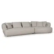Rowe Right Chaise Sofa - Pale Beige