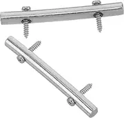 Yardwe 2pcs Wraparound Tailpiece Replacement for Electric Guitars Simple Installation with Screws Fit for Various Brands for Tremolo Systems Maintenance and Guitar Repair