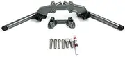 Lorababer Motorcycle Motorbike CNC Aluminum Adjustable Handlebar w/Adapter for 2014 2015 2016 2017 Ducati Monster 821 1200 (Titanium)