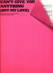 CAN'T GIVE YOU ANYTHING (BUT MY LOVE) SHEET MUSIC PIANO/VOCAL/GUITAR/CHORDS 1975