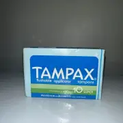 Vintage Tampax Tampons 10 Super Sealed In Box 1986 Feminine Decor Bathroom