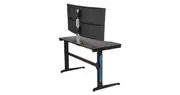 Atdec AWMS-2-BT75 Heavy Duty Dual Vertical Monitor Mount, Grommet Clamp, Silver AWMS-2-BT75-G-S