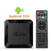 Quad Core 2+16GB Android 10.0 OS 4K WIFI Media Player X96Q TV Box H313 [US Plug]