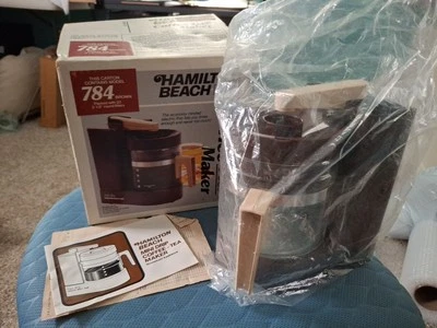 Vintage Hamilton Beach 4 Cup 784 Mini Drip Coffee/Tea Maker/New In Opened Box