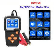 Car Motorcycle Battery Tester 6V 12V Auto Battery Analyzer 100 to 2000 CCA Car